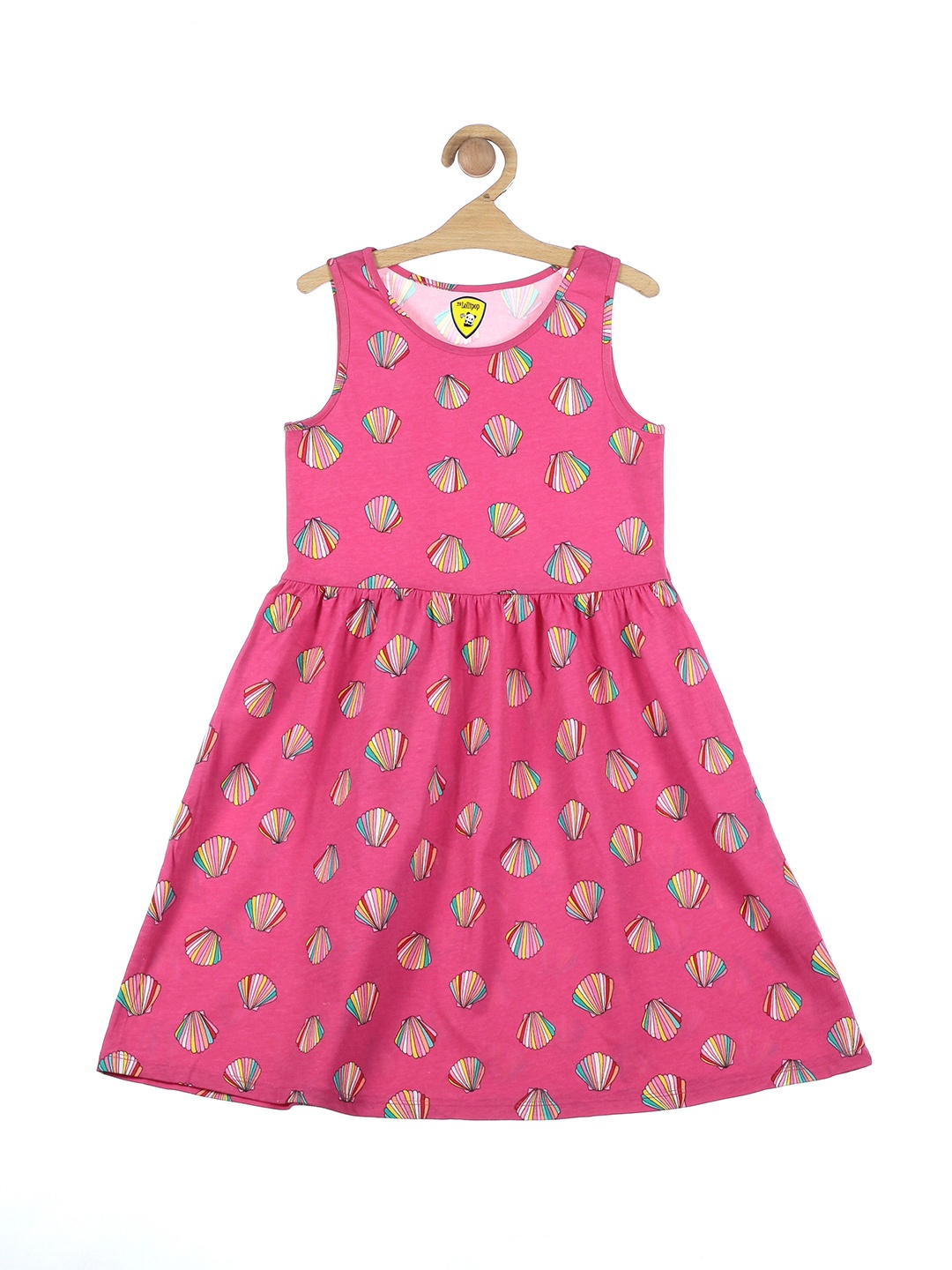 

Lil Lollipop Pink Floral Pure Cotton Dress