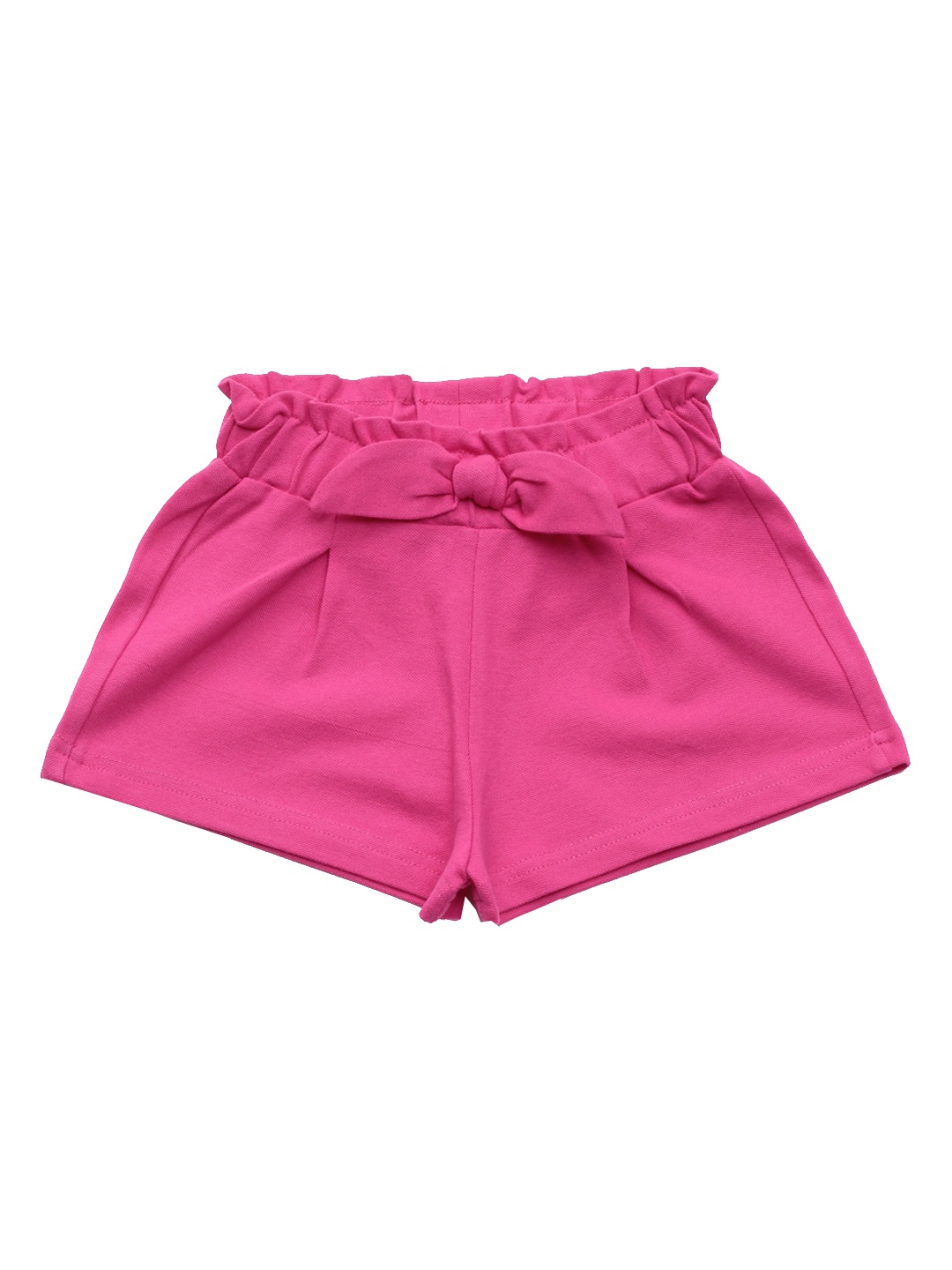 

Lil Lollipop Girls Pink Regular Fit Solid Cotton Shorts