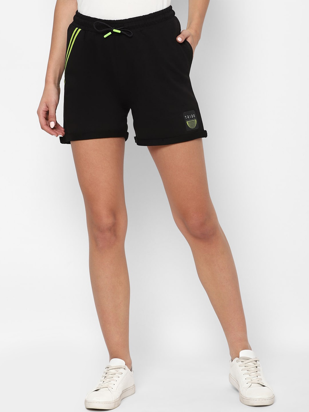 

Allen Solly Women Black Shorts