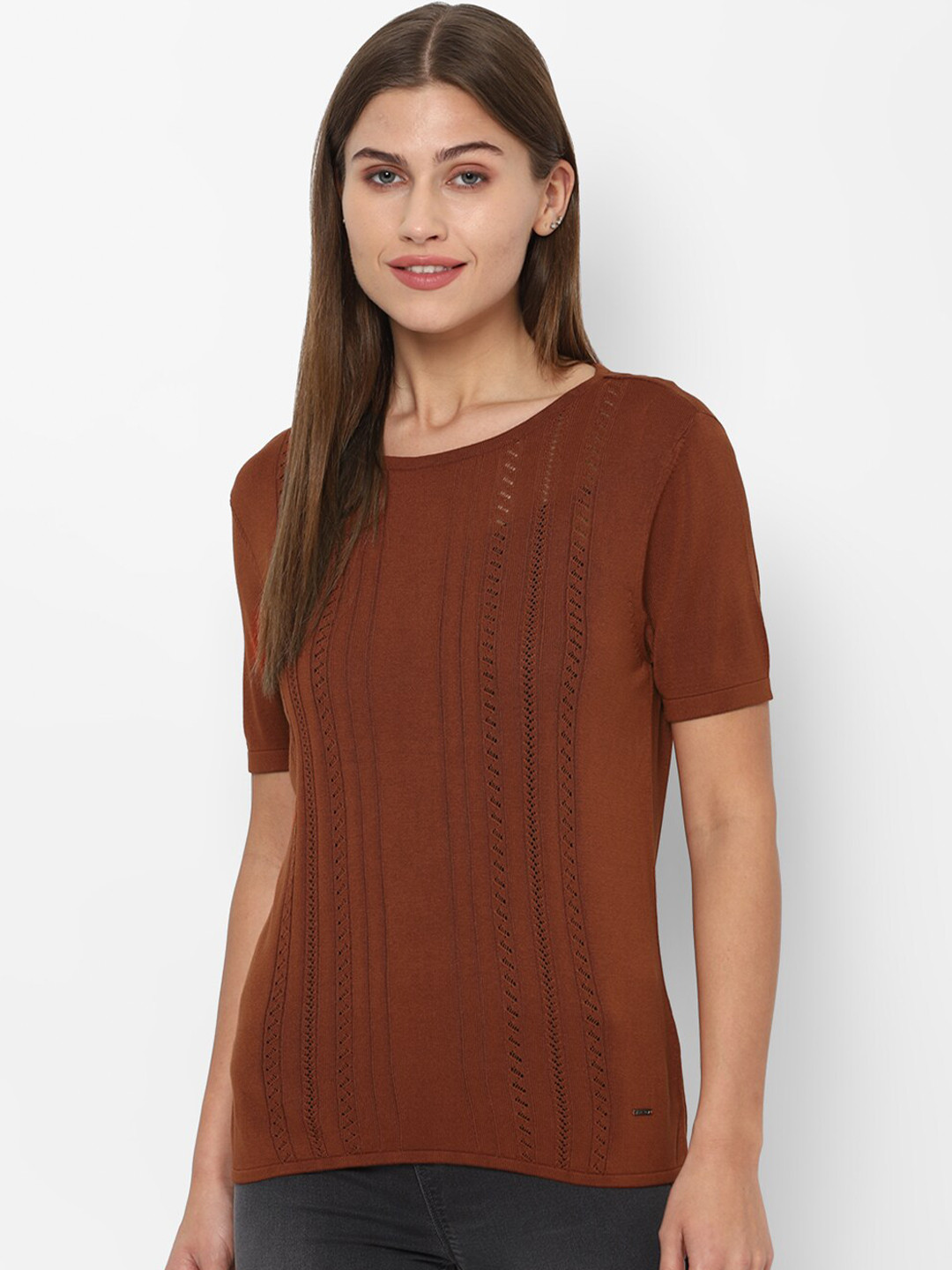 

Allen Solly Woman Brown Top