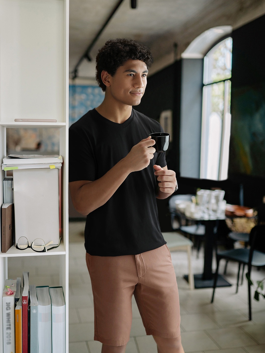 

Allen Solly Men Brown Slim Fit Shorts