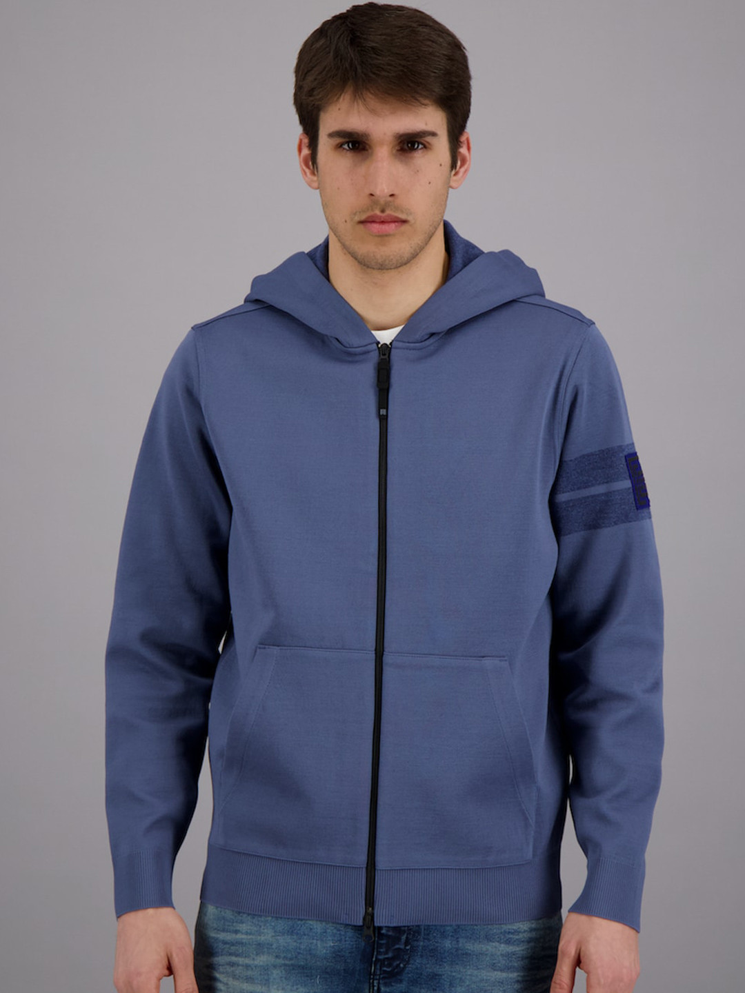 

FREESOUL Men Blue Solid Regular Sporty Jacket