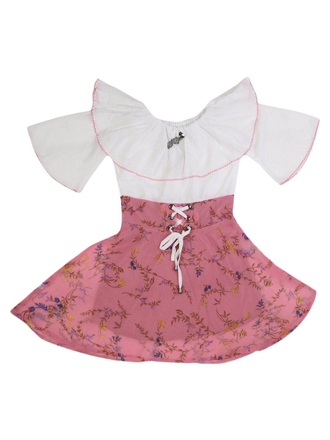 

V-Mart Girls Pink Floral Dress