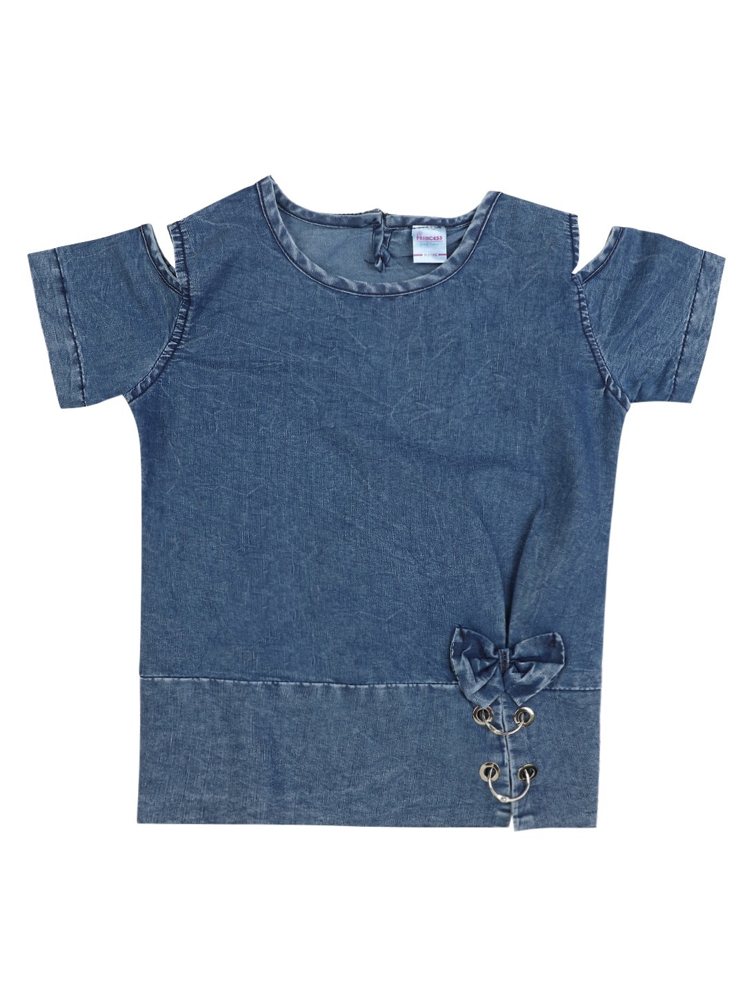 

V-Mart Girls Blue Denim Top