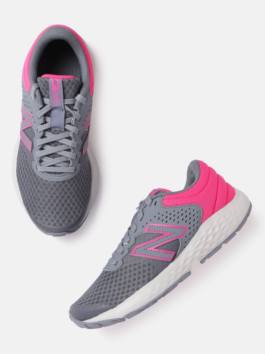 

New Balance Women 420 Woven Design Perforate dRunning Shoes, Grey