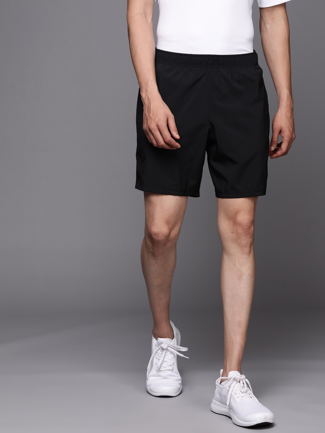 

New Balance Men Black Running Sports Shorts