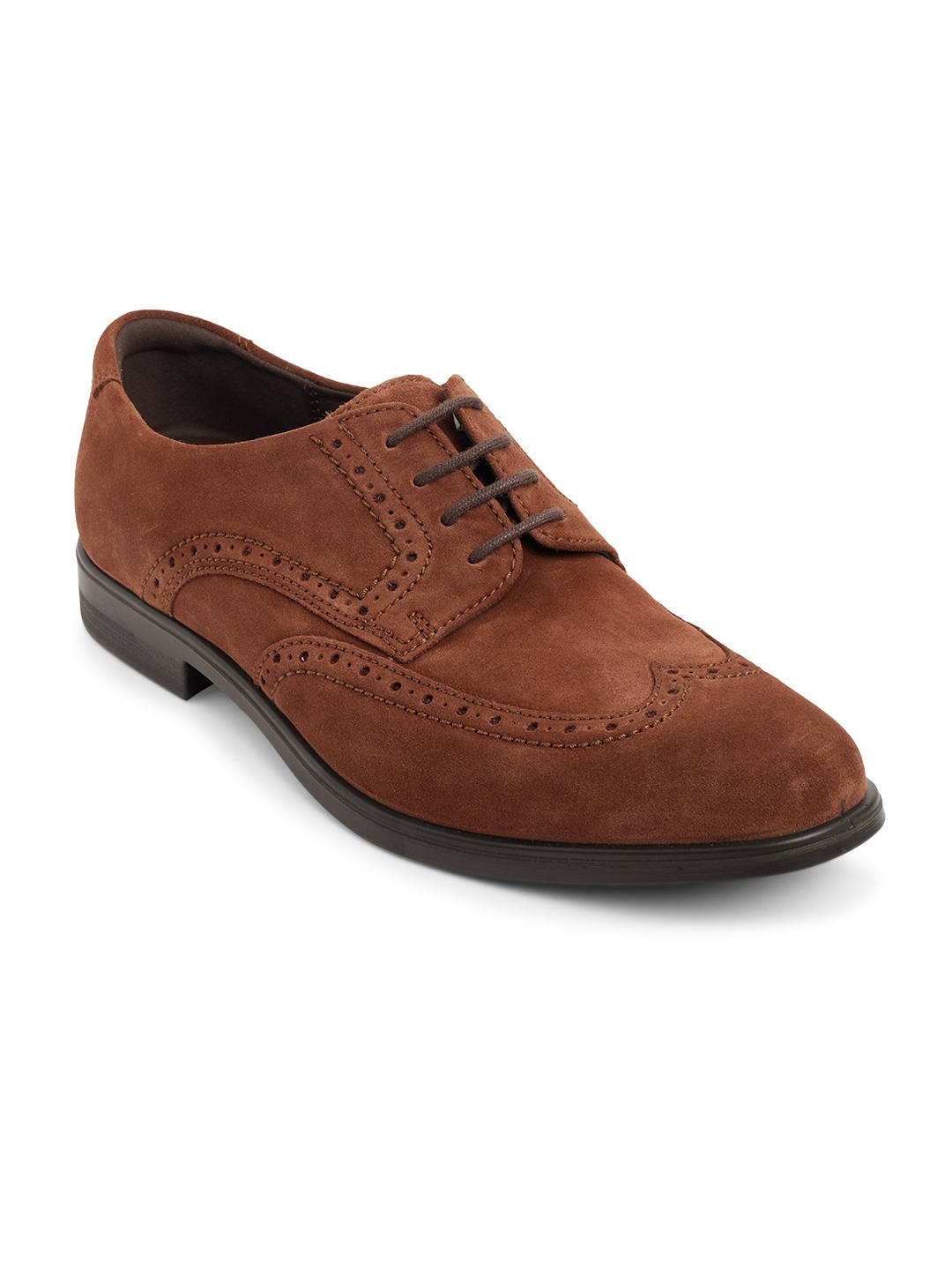 ECCO Men Brown European Dress Regular Leather Formal Brogues