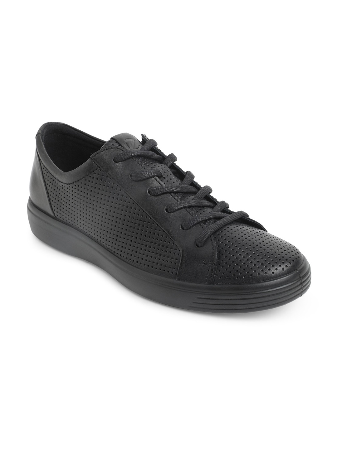 

ECCO Mens Scandinavian Spirit Black Leather Extra Wide Casual Shoes