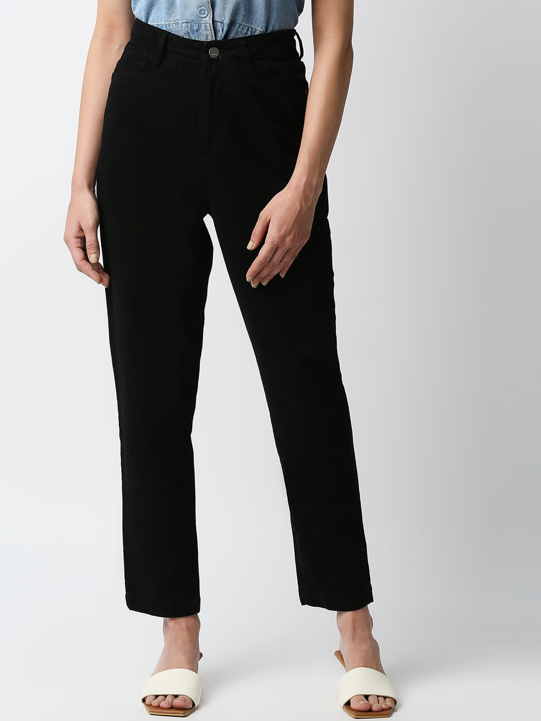 

Kraus Jeans Women Black High-Rise Jeans