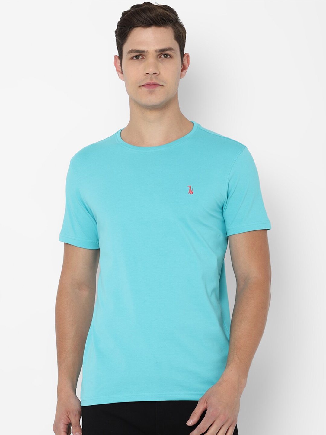 

SIMON CARTER LONDON Men Blue Slim Fit T-shirt