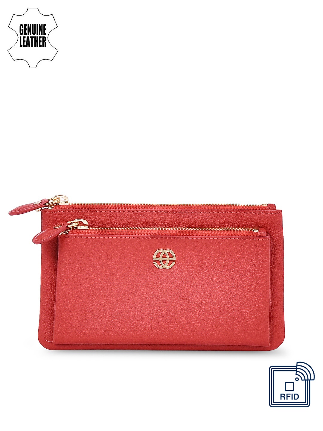 

Eske Women Red Leather Wallet