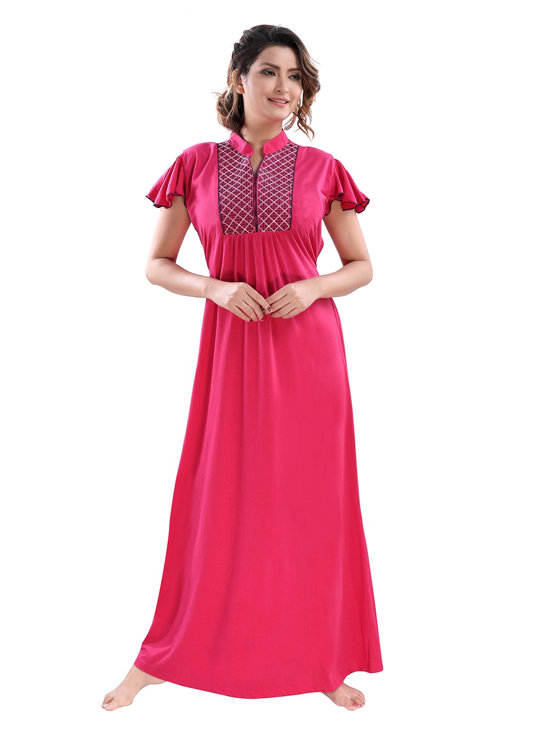 

9shines Label Pink Maxi Nightdress