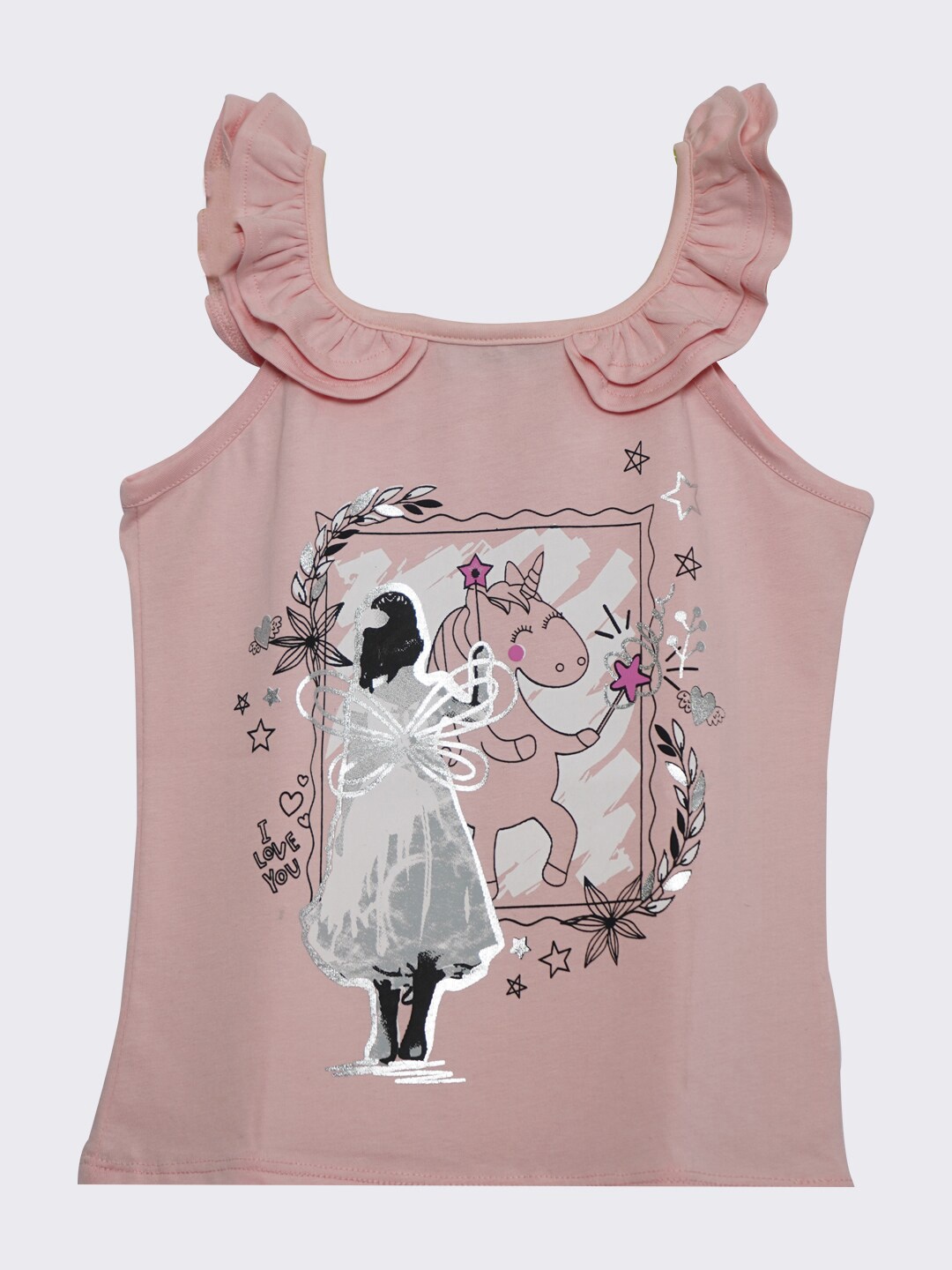 

Ziama Peach-Coloured Print Top