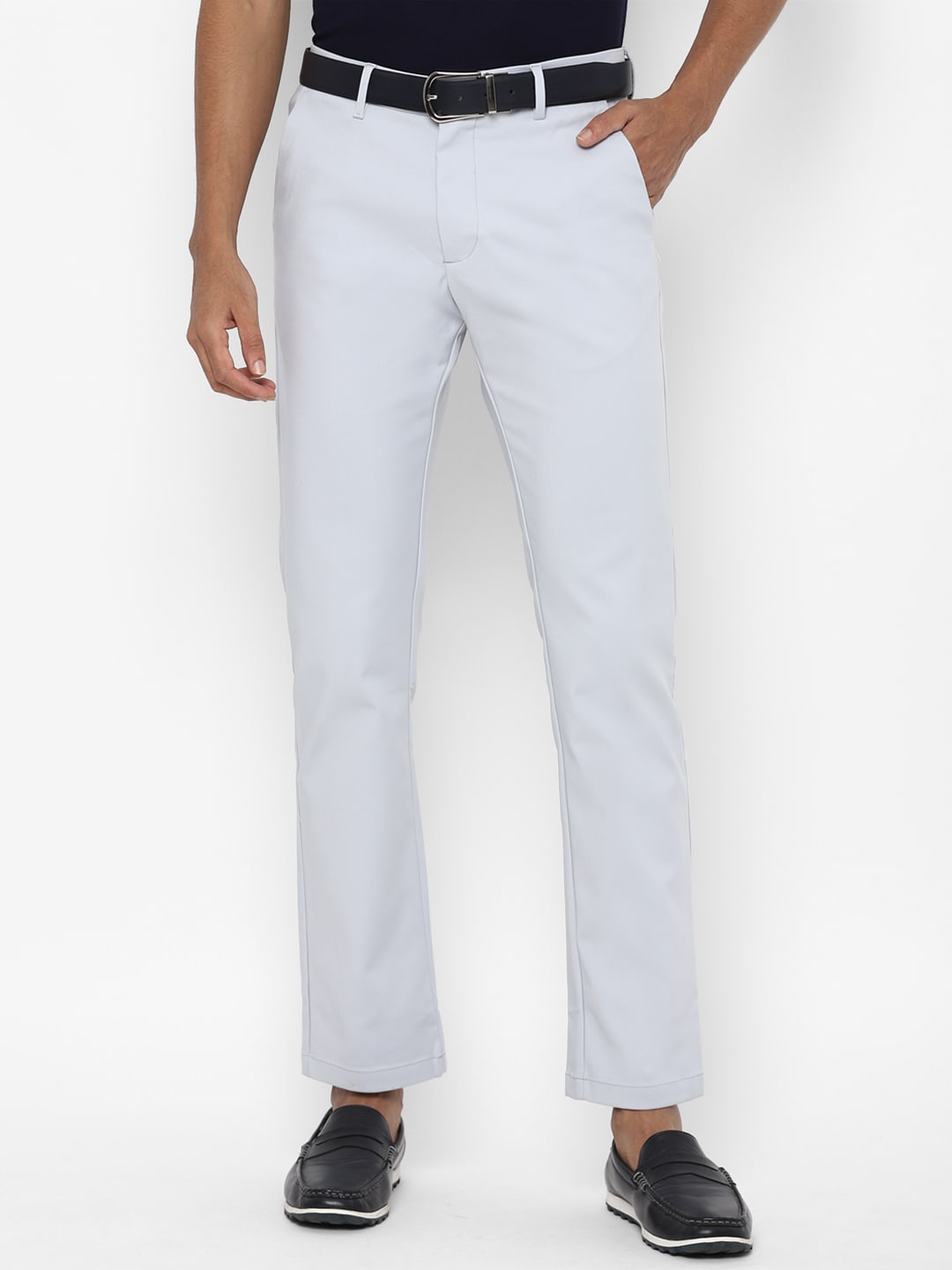 

Allen Solly Men Blue Trousers