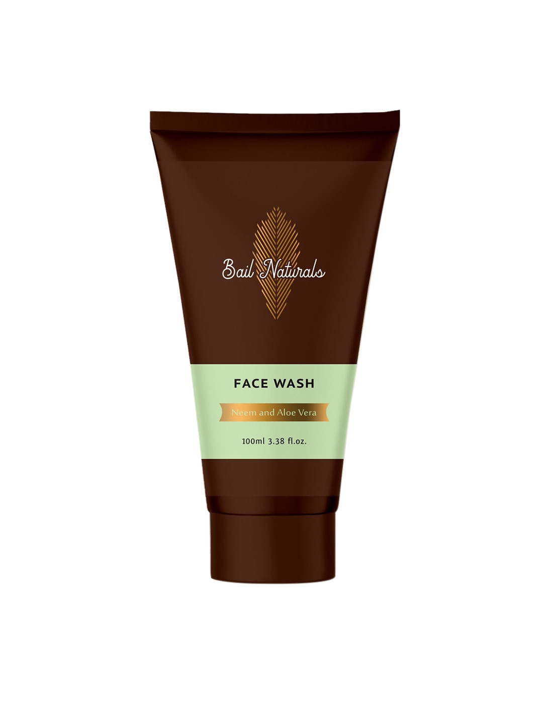 

BAIL NATURALS Vegan Neem & Aloe Vera Face Wash - 100 ml, Brown
