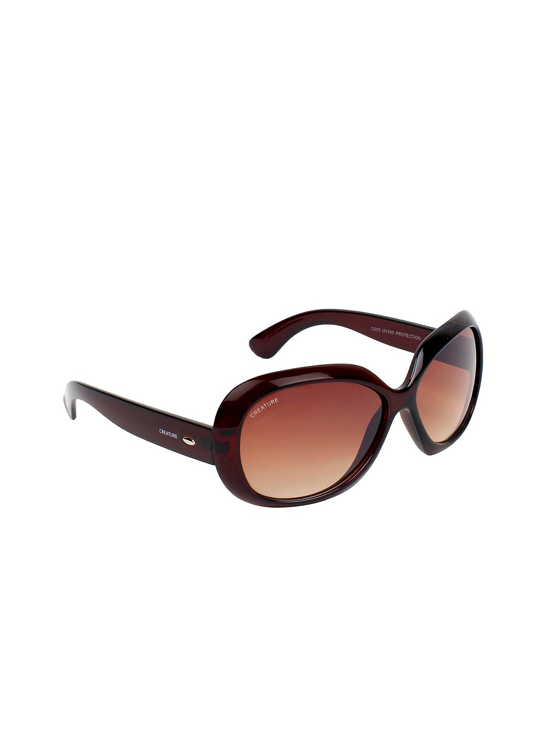 

Creature Women Brown Lens Oversized Sunglasses with UV Protected Lens