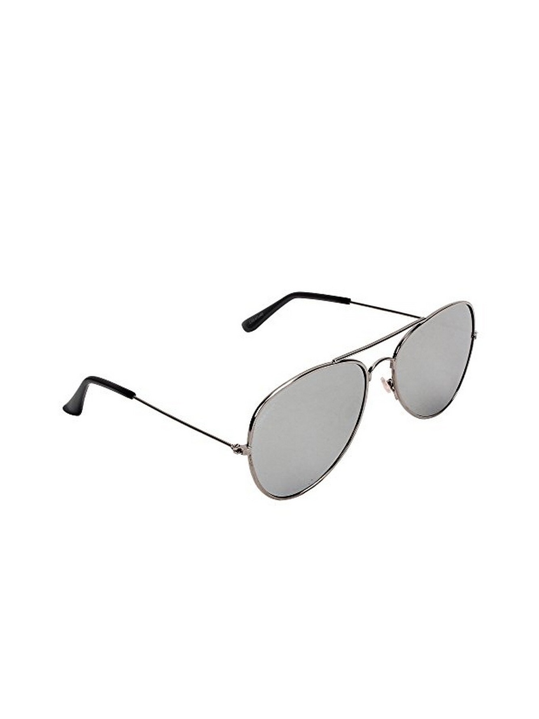 

Creature Unisex Grey Lens & Silver-Toned Aviator Sunglasses with UV Protected Lens