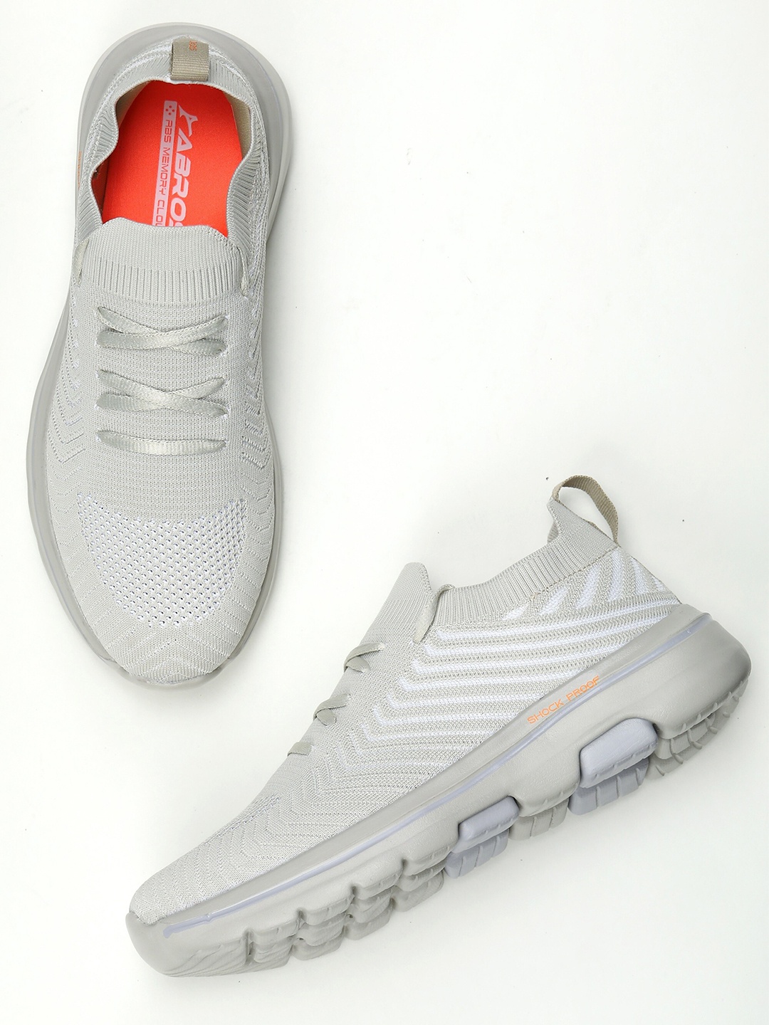 

ABROS Men Murfree Running Sports Shoes, Grey