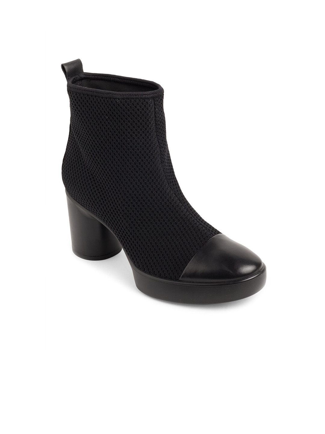 

ECCO Women Black Contemporary Formal Heeled Boots