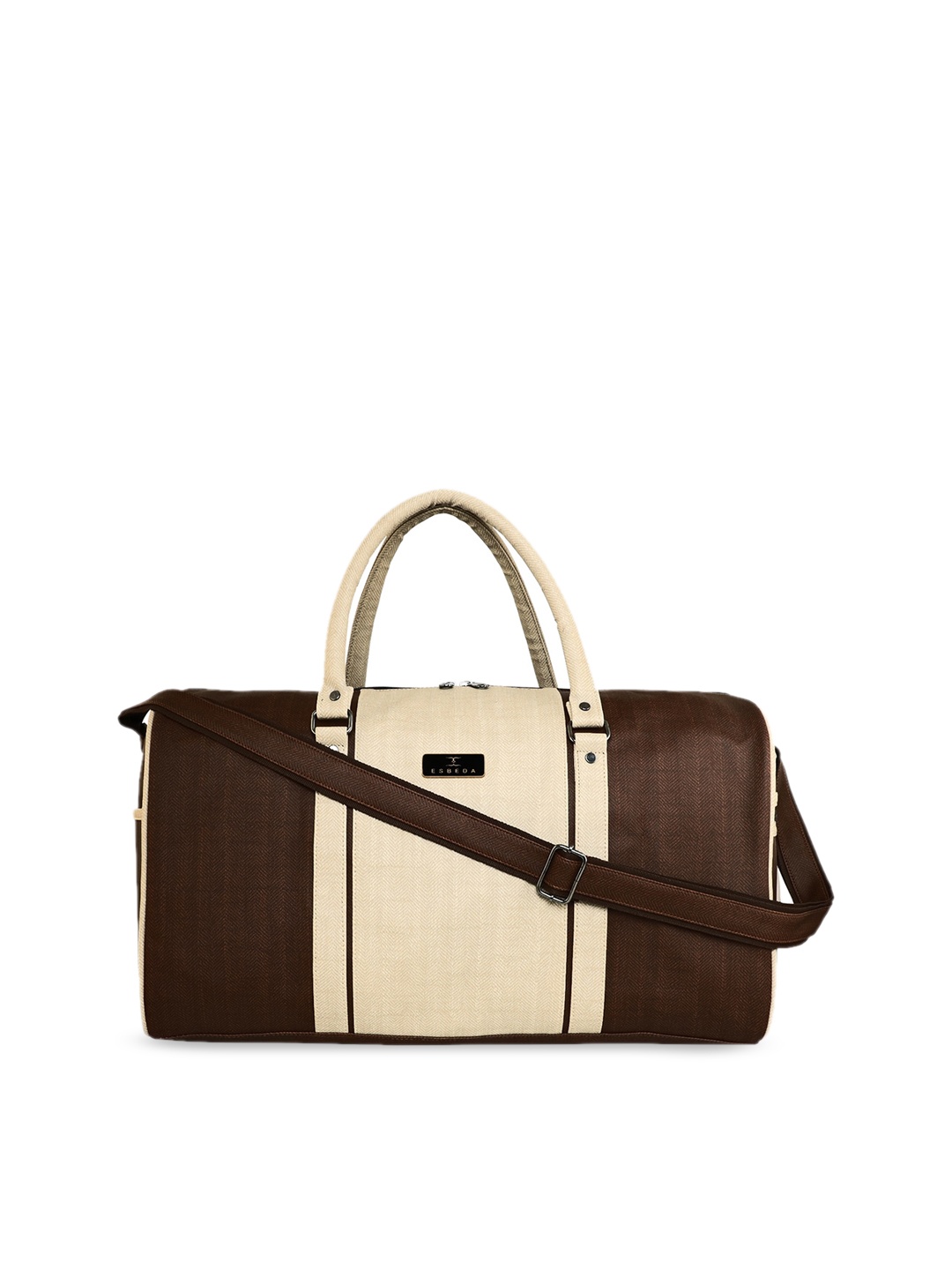 

ESBEDA Men Brown Solid Duffel Bag
