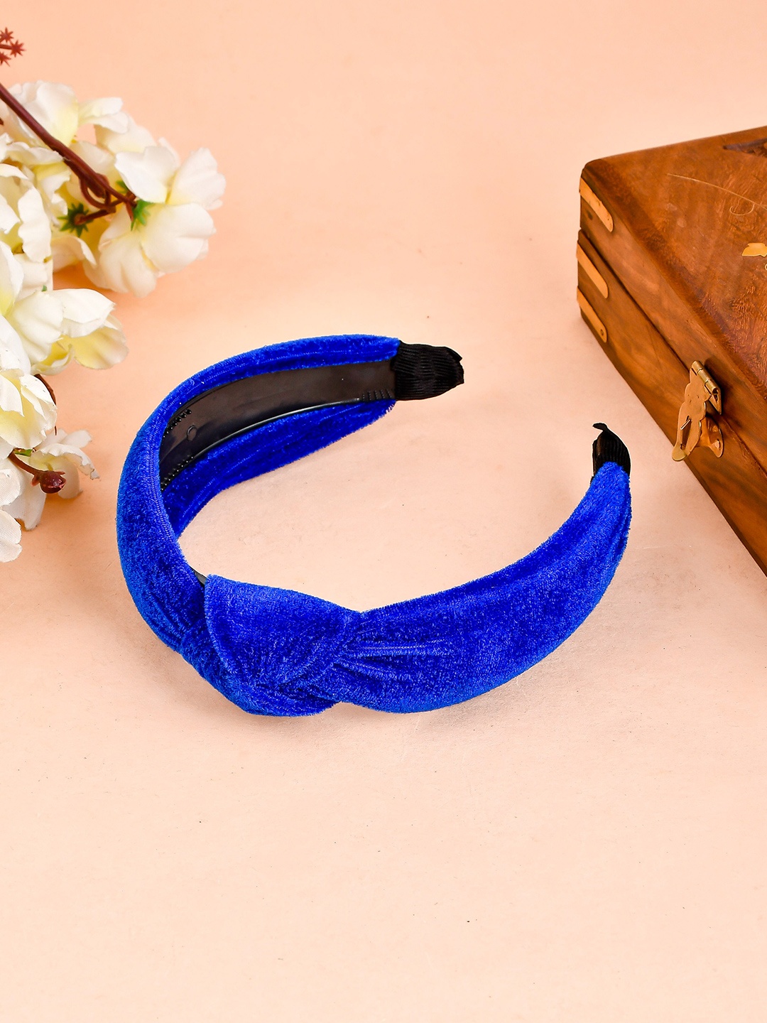 

Silvermerc Designs Girls Blue Knot Hairband