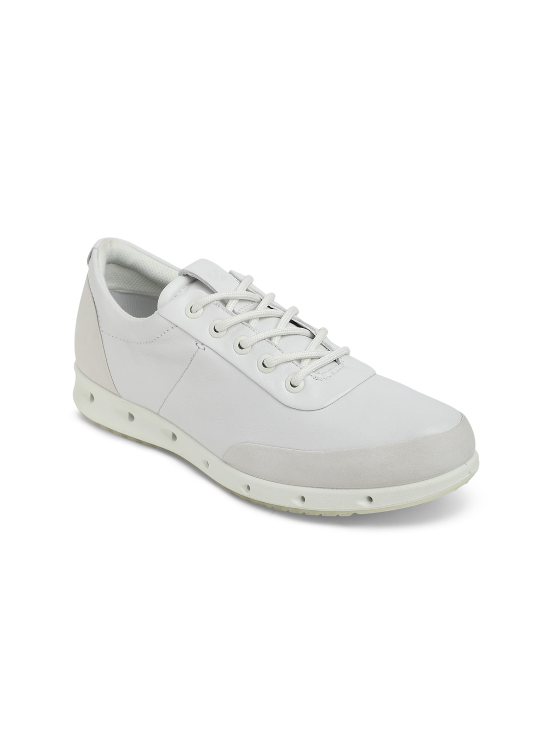 

ECCO Women White Solid Athleisure Regular Leather Sneakers