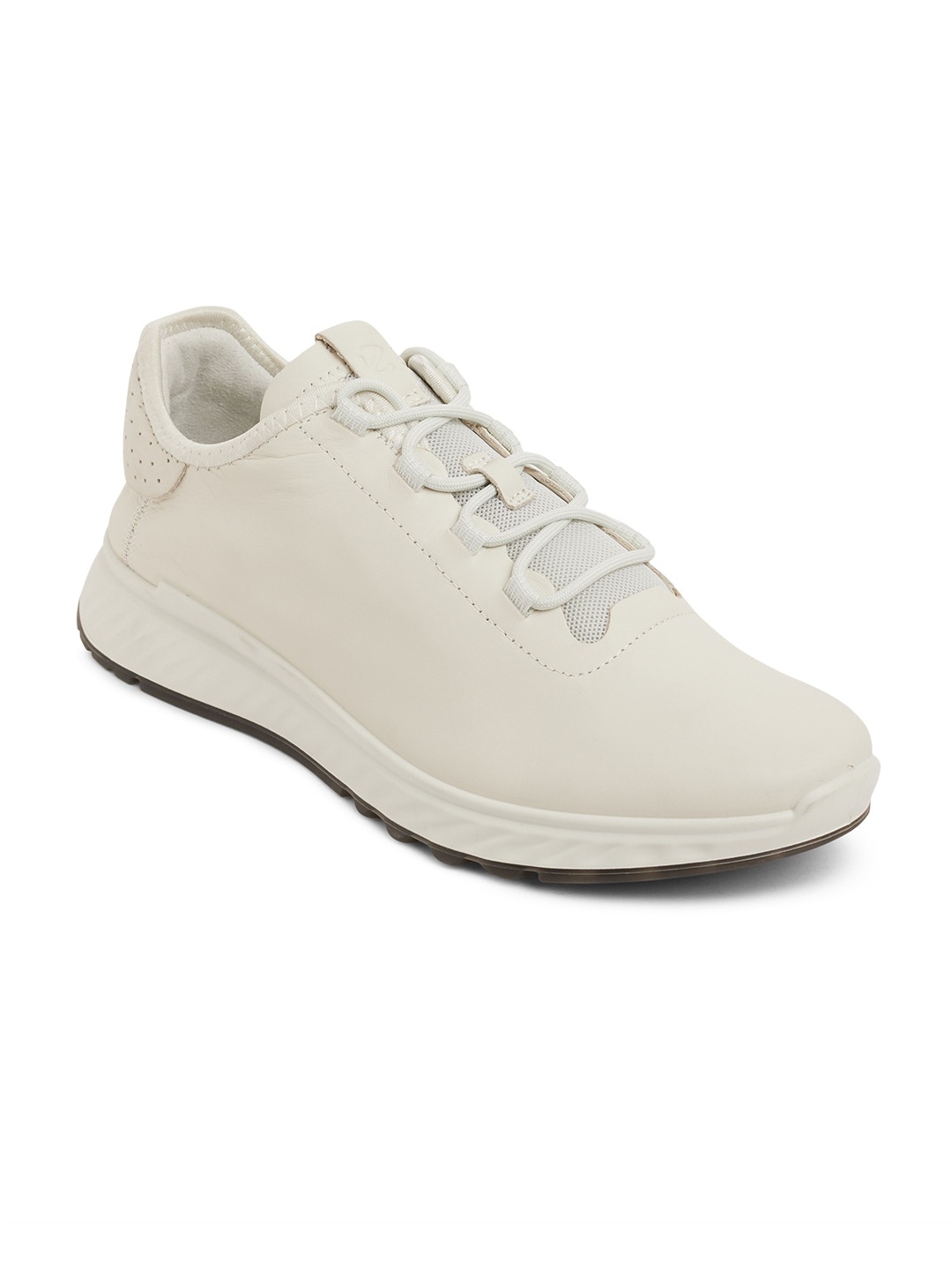 

ECCO Women White Athleisure Leather Sneakers