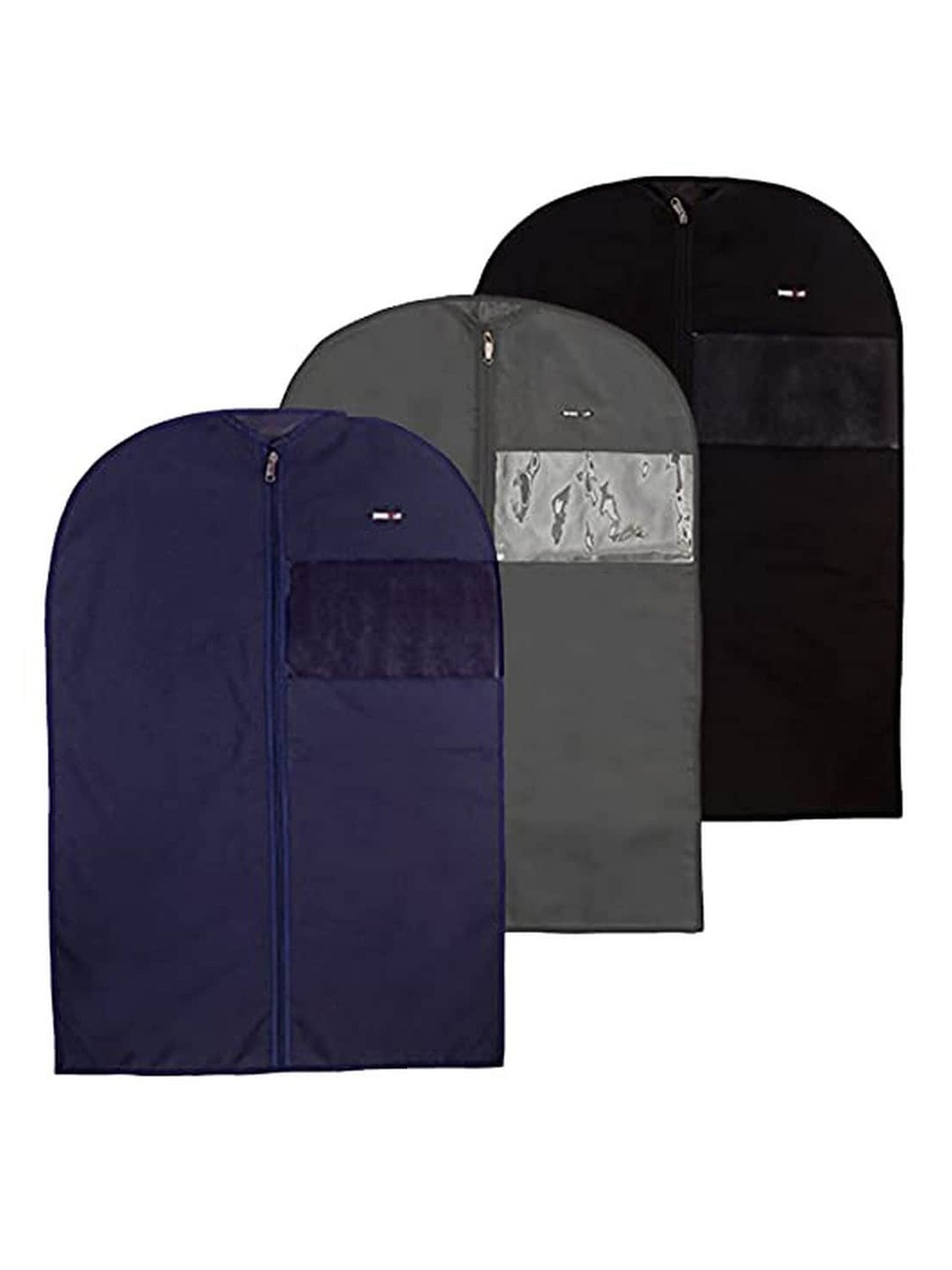 

Bags.R.us Pack of 3 Matte 3.1 Liters Large Garment Cover, Multi
