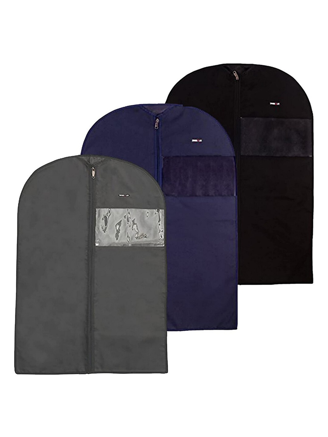 

Bags.R.us Pack of 3 Matte 2.7 Liters Medium Garment Cover, Multi