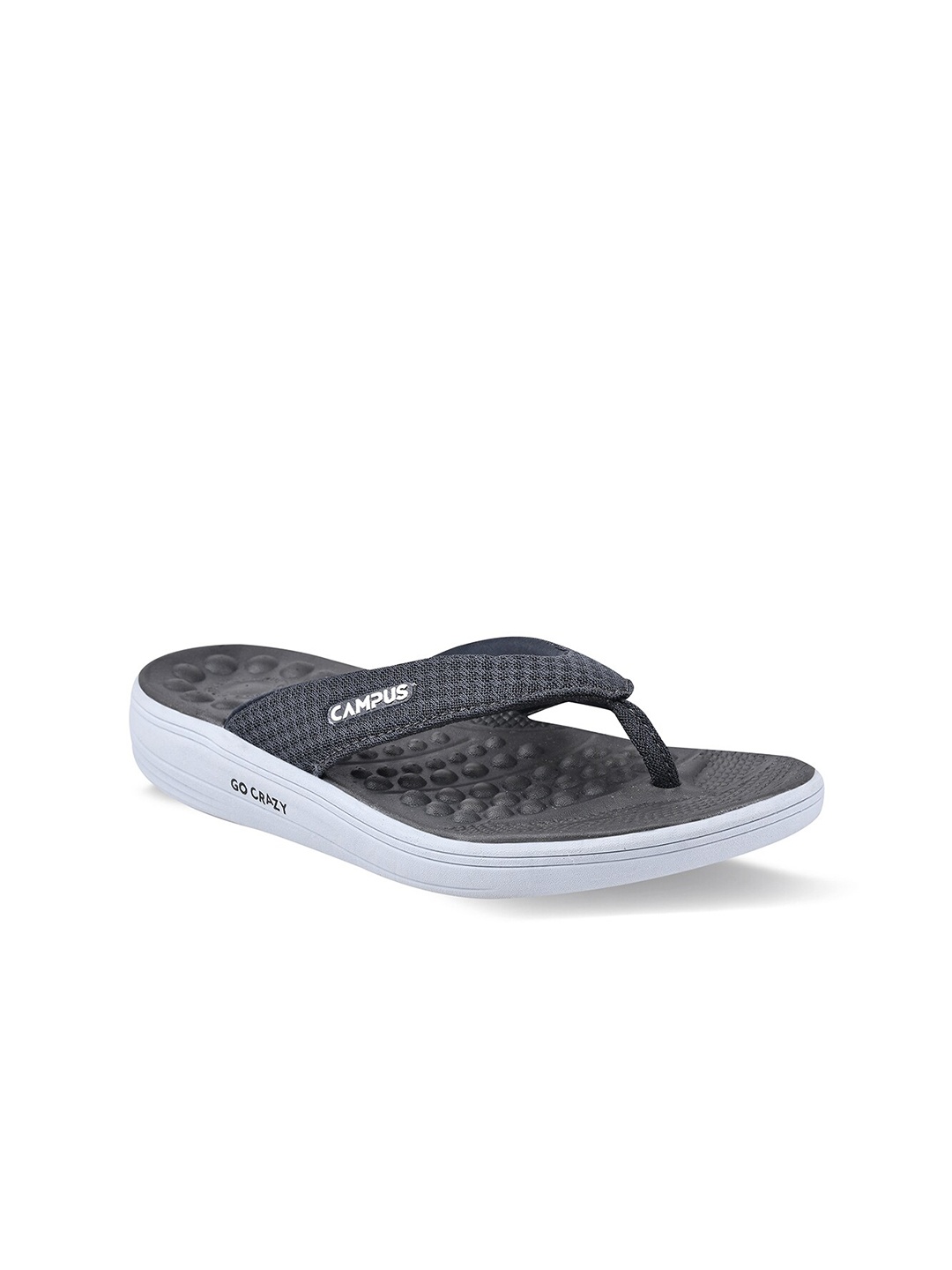 

Campus Women Grey & White Thong Flip-Flops