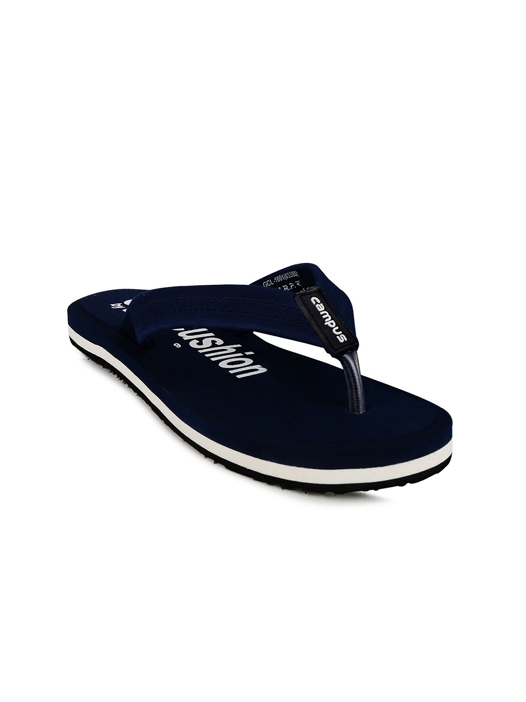 

Campus Women Navy Blue & White Printed Thong Flip-Flops