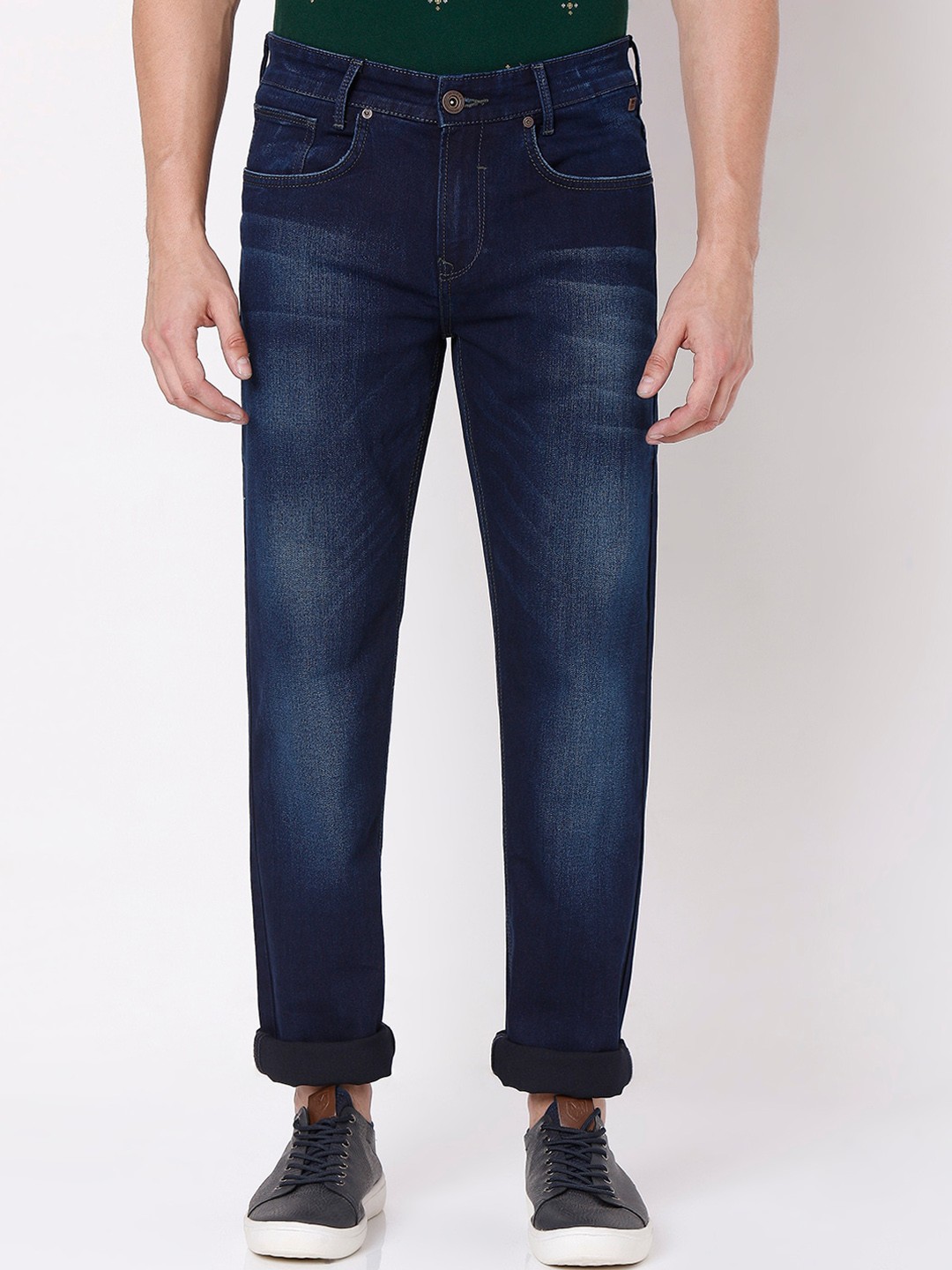 

Mufti Men Blue Light Fade Stretchable Jeans