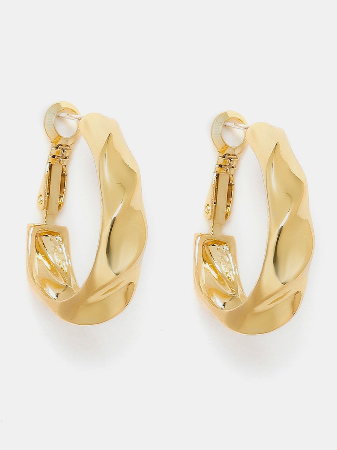 

20Dresses Gold-Toned Contemporary Studs Earrings
