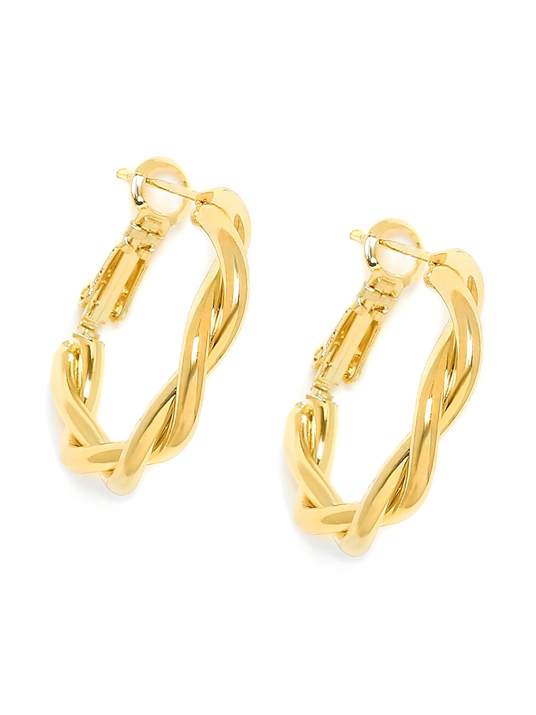 

20Dresses Gold-Toned Contemporary Studs Earrings