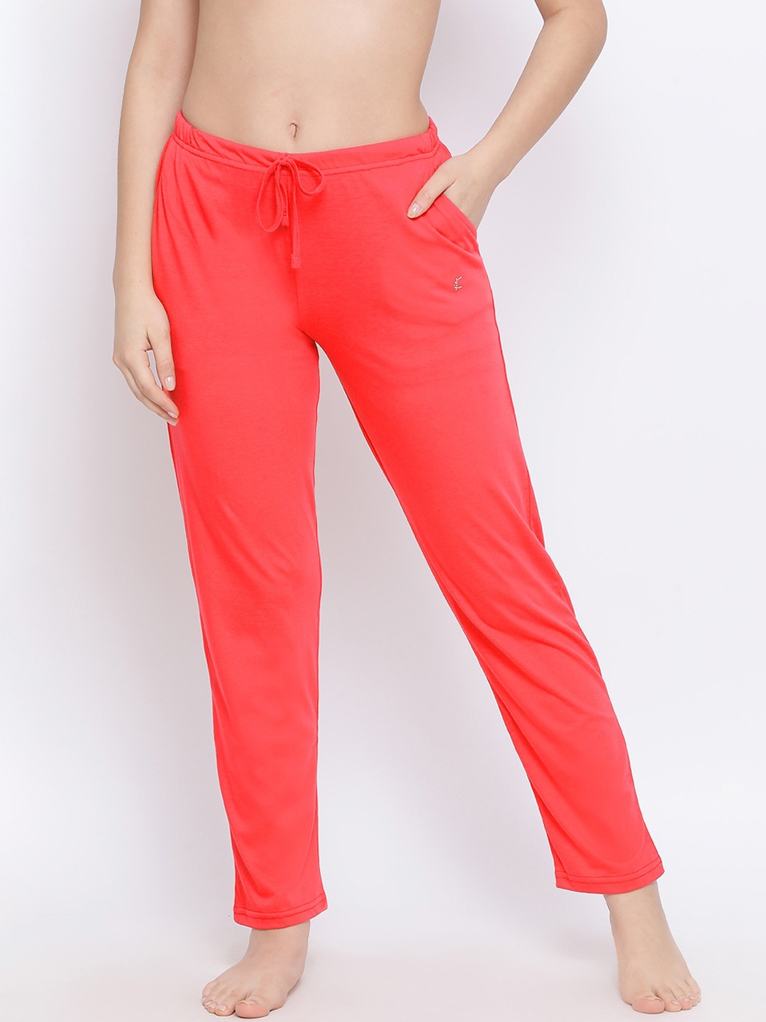 

Kanvin Women Orange Solid Lounge Pants