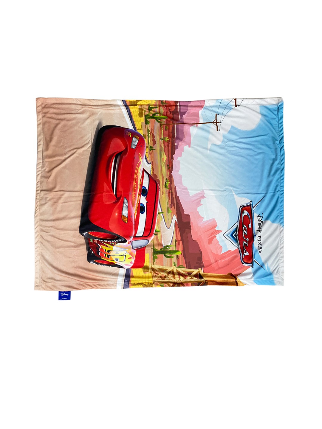 

Disney Red & Beige Cars Printed Summer 120 GSM Single Bed Blanket