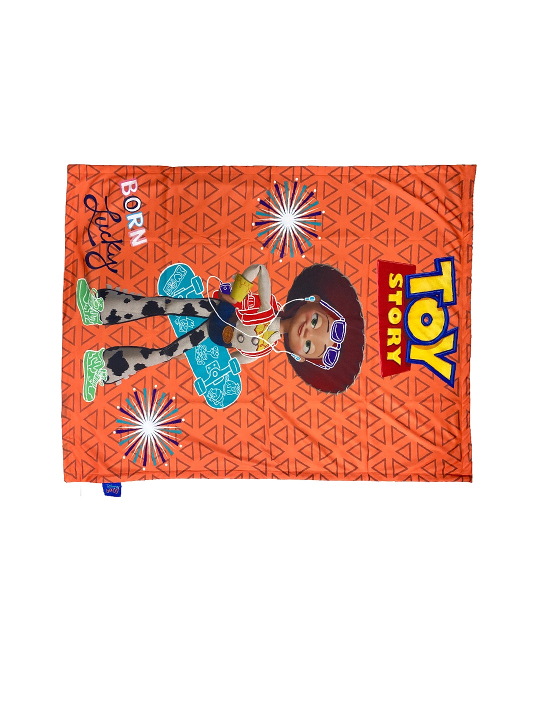 

Disney Peach-Coloured & Brown Cartoon Characters Summer 120 GSM Single Bed Blanket