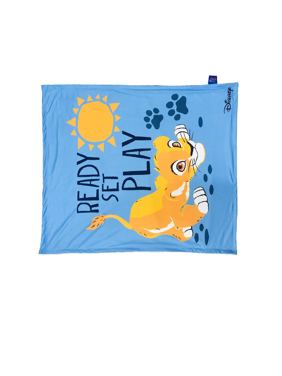 

Disney Kids Blue & Yellow Cartoon Characters Summer 120 GSM Single Bed Blanket