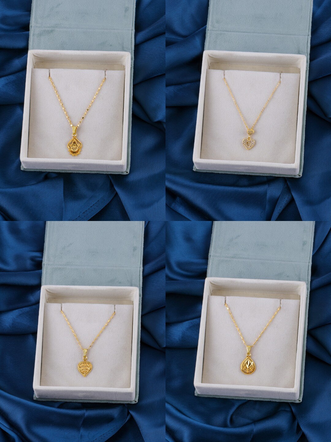 

Brandsoon Set Of 4 Gold-Plated Brass Chain