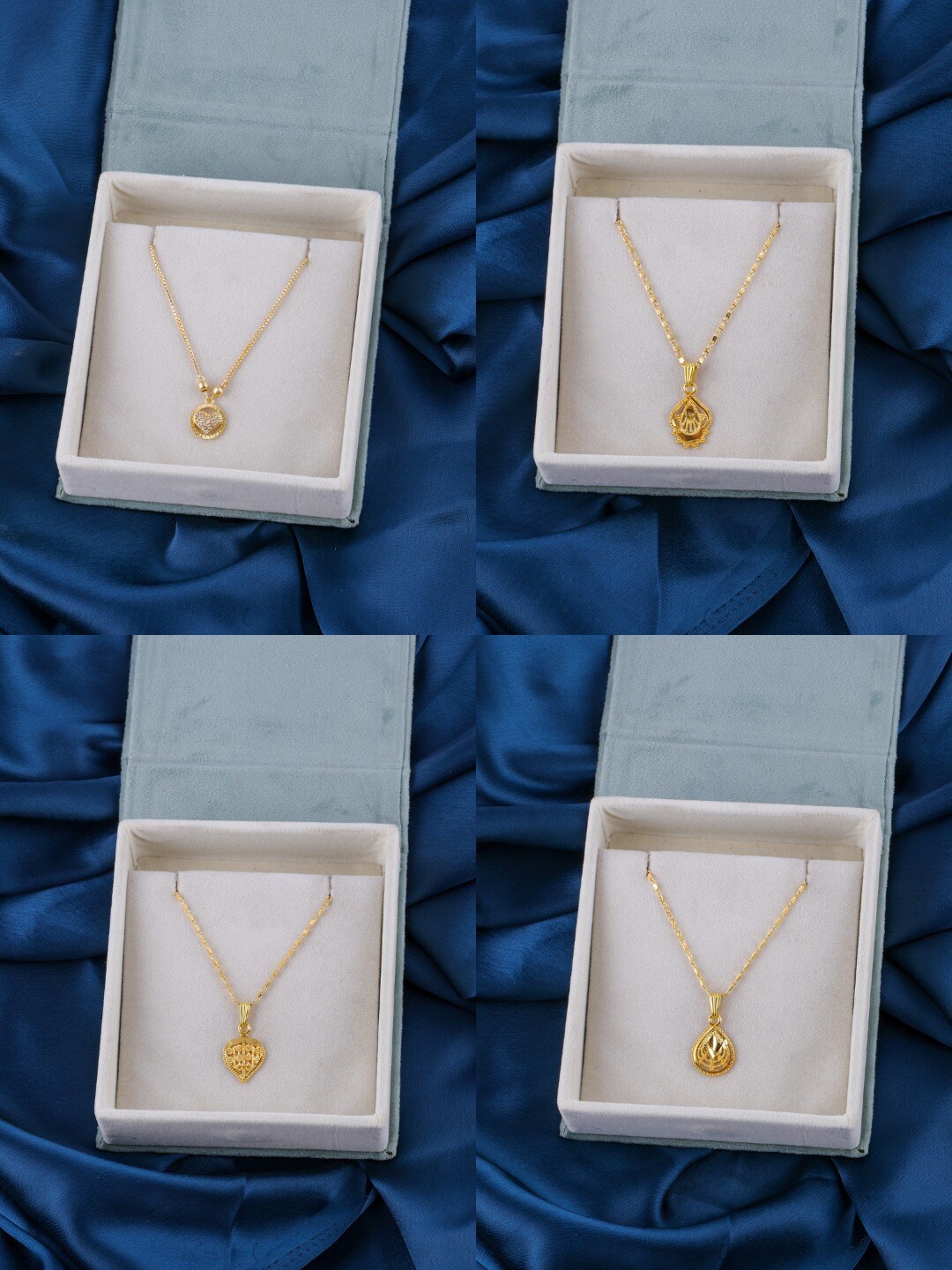 

Brandsoon Pack Of 4 Gold-Toned Brass Gold-Plated Chain