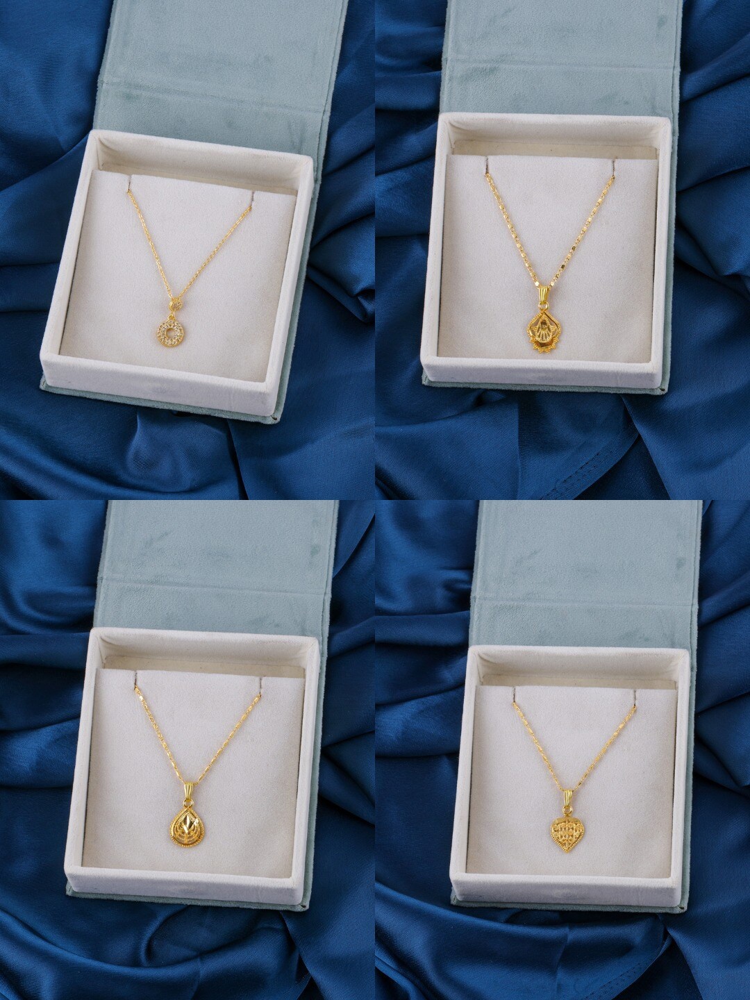 

Brandsoon Set Of 4 Gold-Plated Brass Chain
