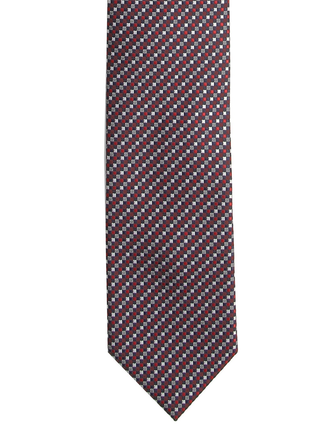 

Calvadoss Men Purple Woven Design Broad Tie