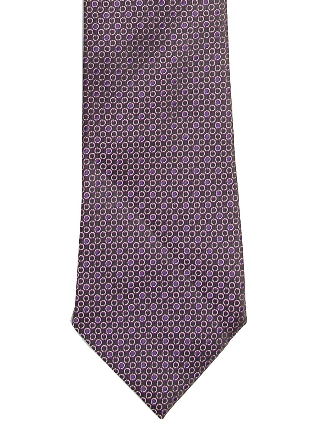 

Calvadoss Men Purple & Black Woven Design Broad Tie