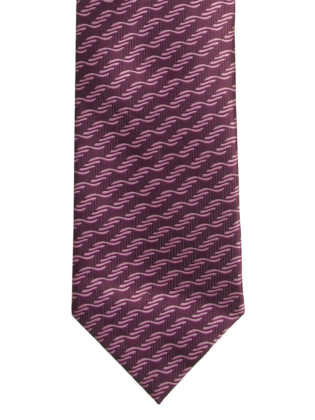 

Calvadoss Men Purple Woven Design Broad Tie