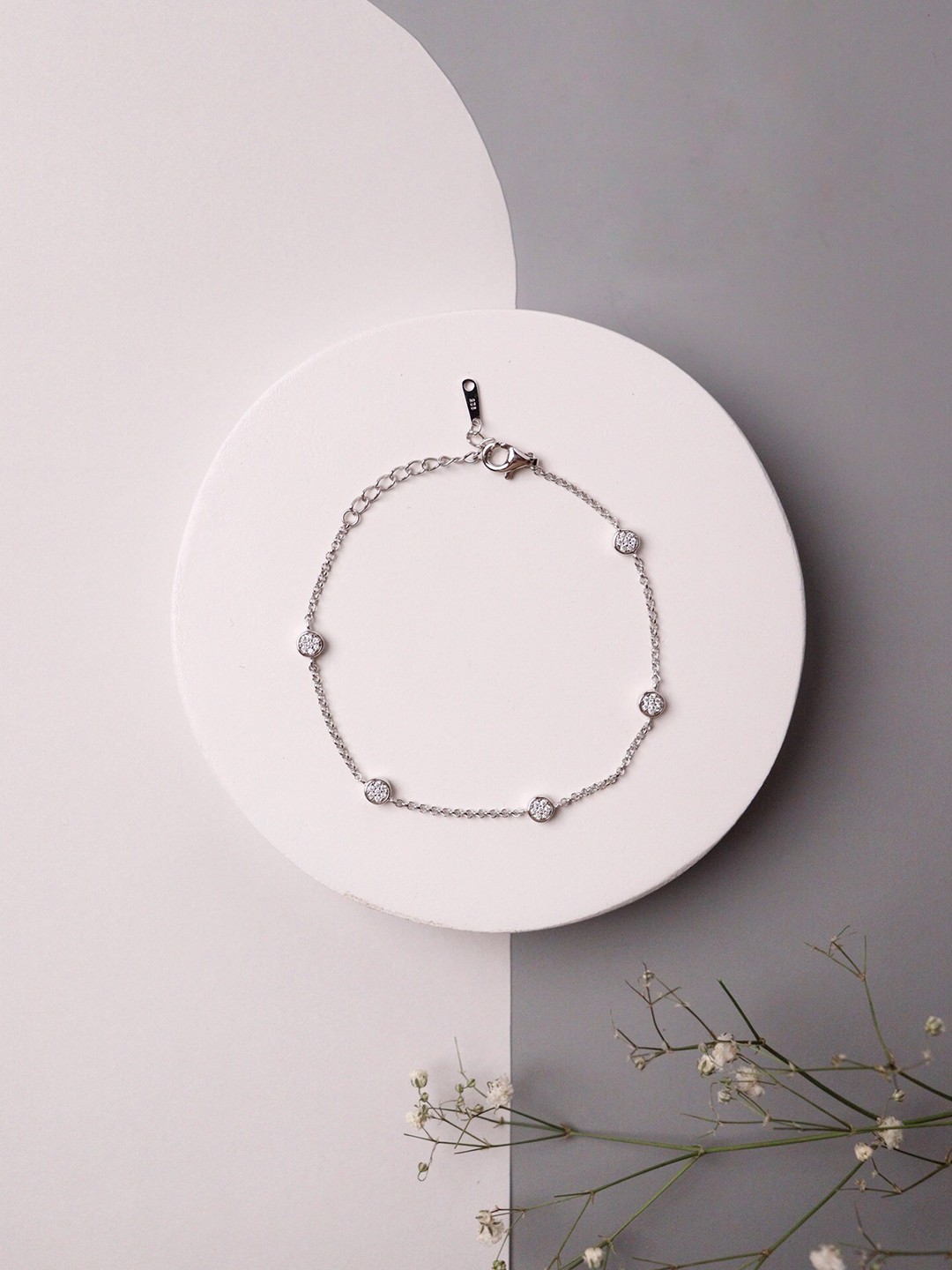 

CURIO COTTAGE Women Pure Silver-Plated Bracelet