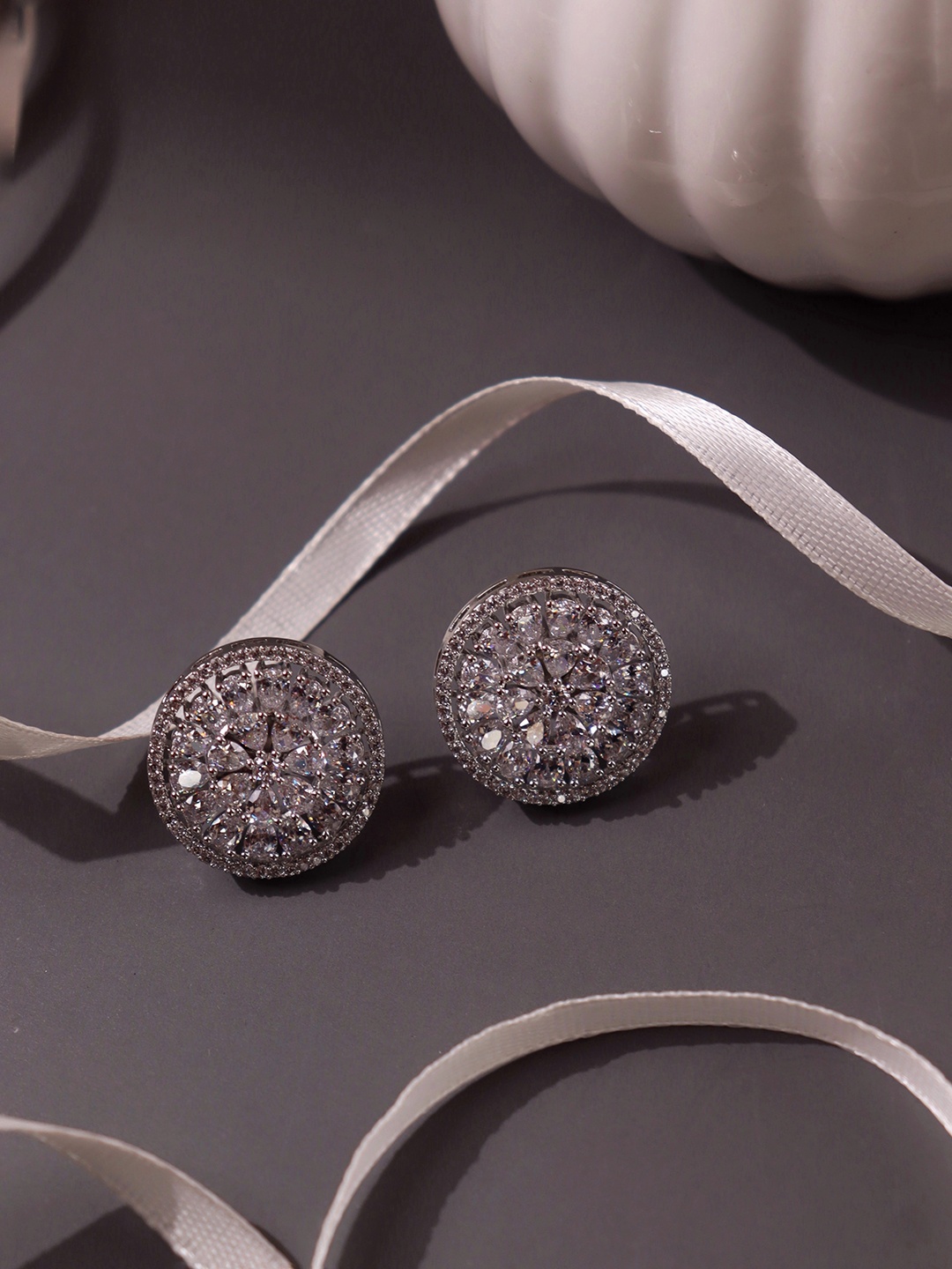 

CURIO COTTAGE Pink Contemporary Studs Earrings