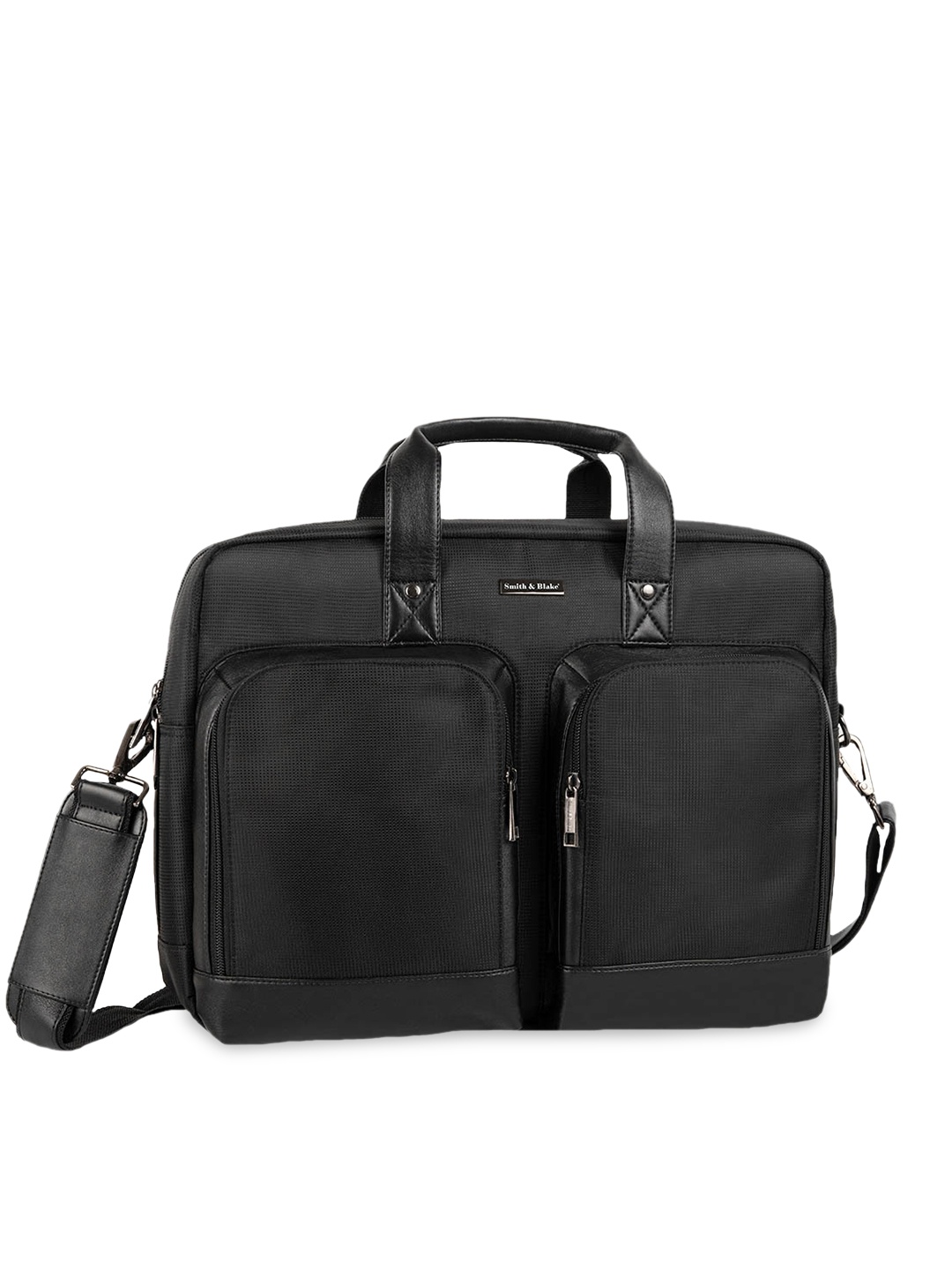 

Smith & Blake Unisex Black Messenger Bag