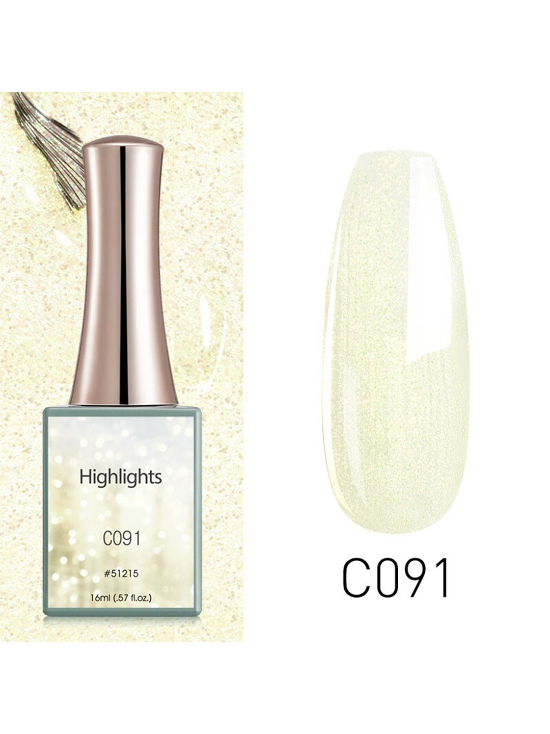 

CANNI Highlight Series UV Gel Nail Polish - C091, Cream