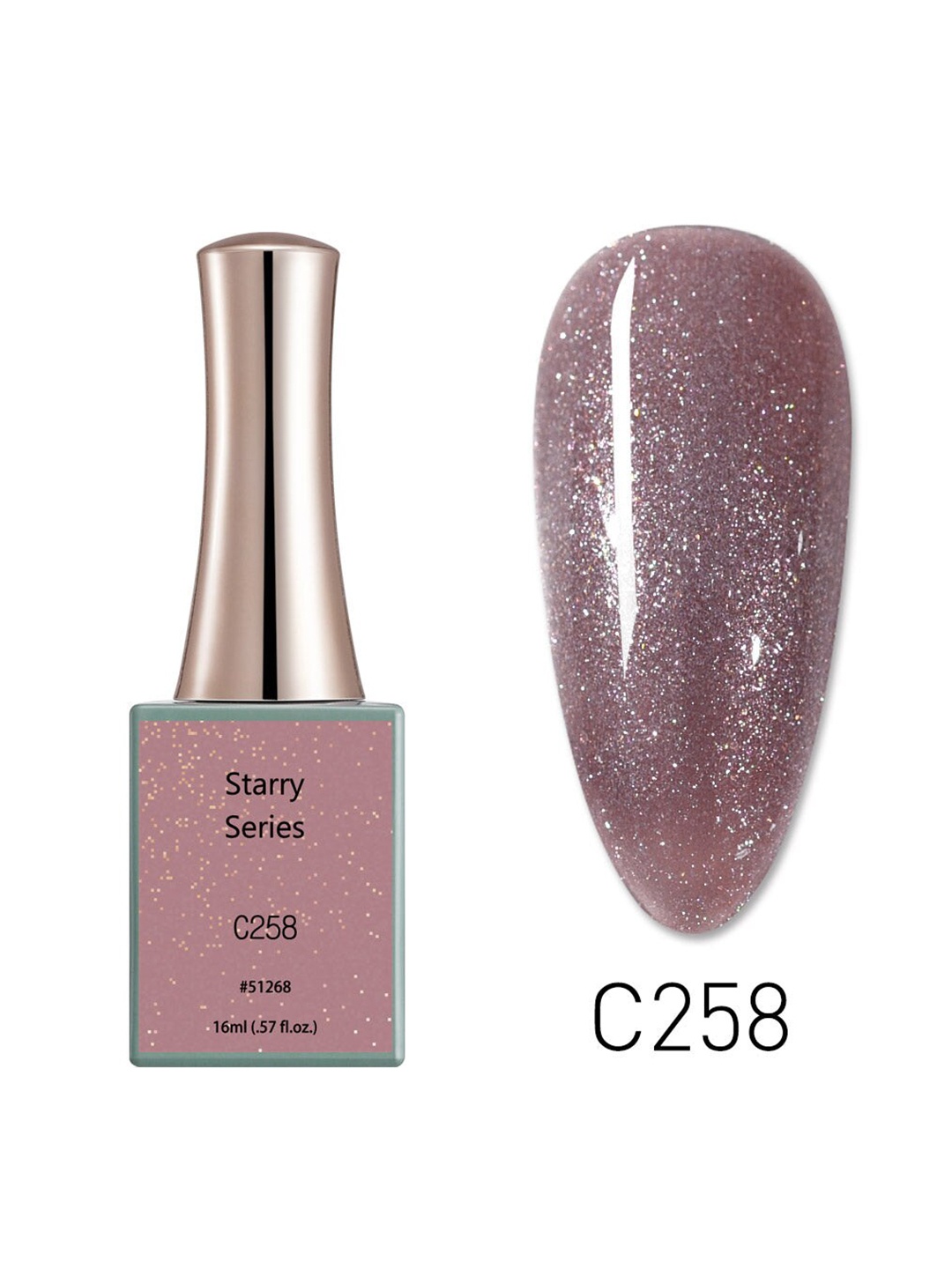 

CANNI Starry Series UV Gel Nail Polish - C258, Pink