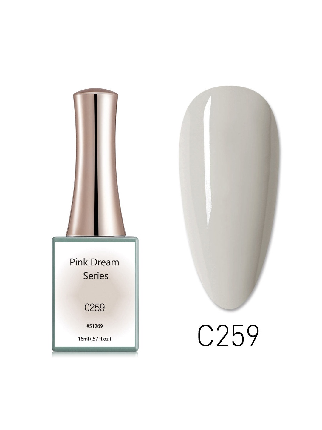 

CANNI Pink Dream Series UV Gel Nail Polish - C259, White